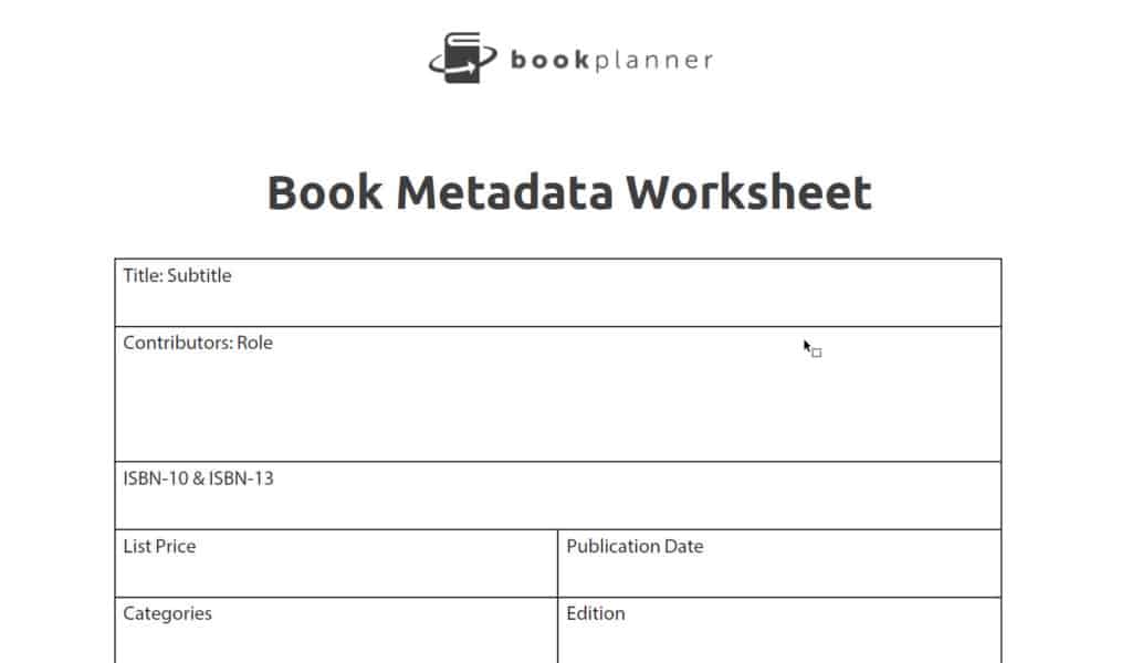 Book Planner Toolkit